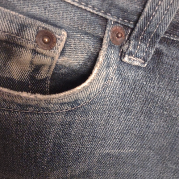 Mossimo Denim jeans, 34x34, dark wash w/ fade - Picture 4 of 12